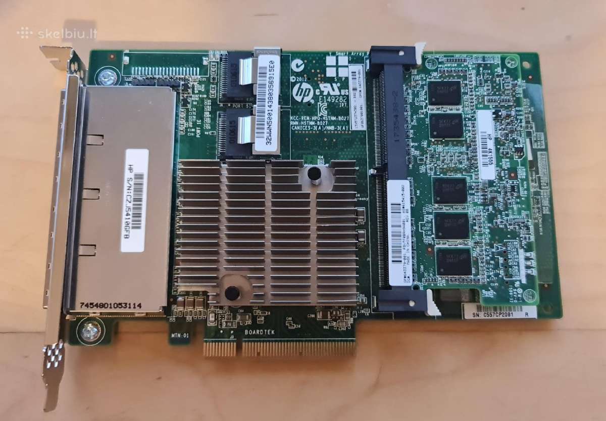 Sas Sata Raid Hba Unraid Zfs IT-mode + laidai - nuotraukos Nr. 9