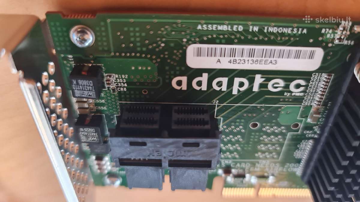 Sas Sata Raid Hba Unraid Zfs IT-mode + laidai - nuotraukos Nr. 13