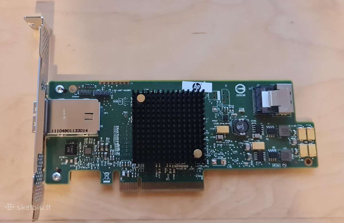 Sas Sata Raid Hba Unraid Zfs IT-mode + laidai - nuotraukos Nr. 16