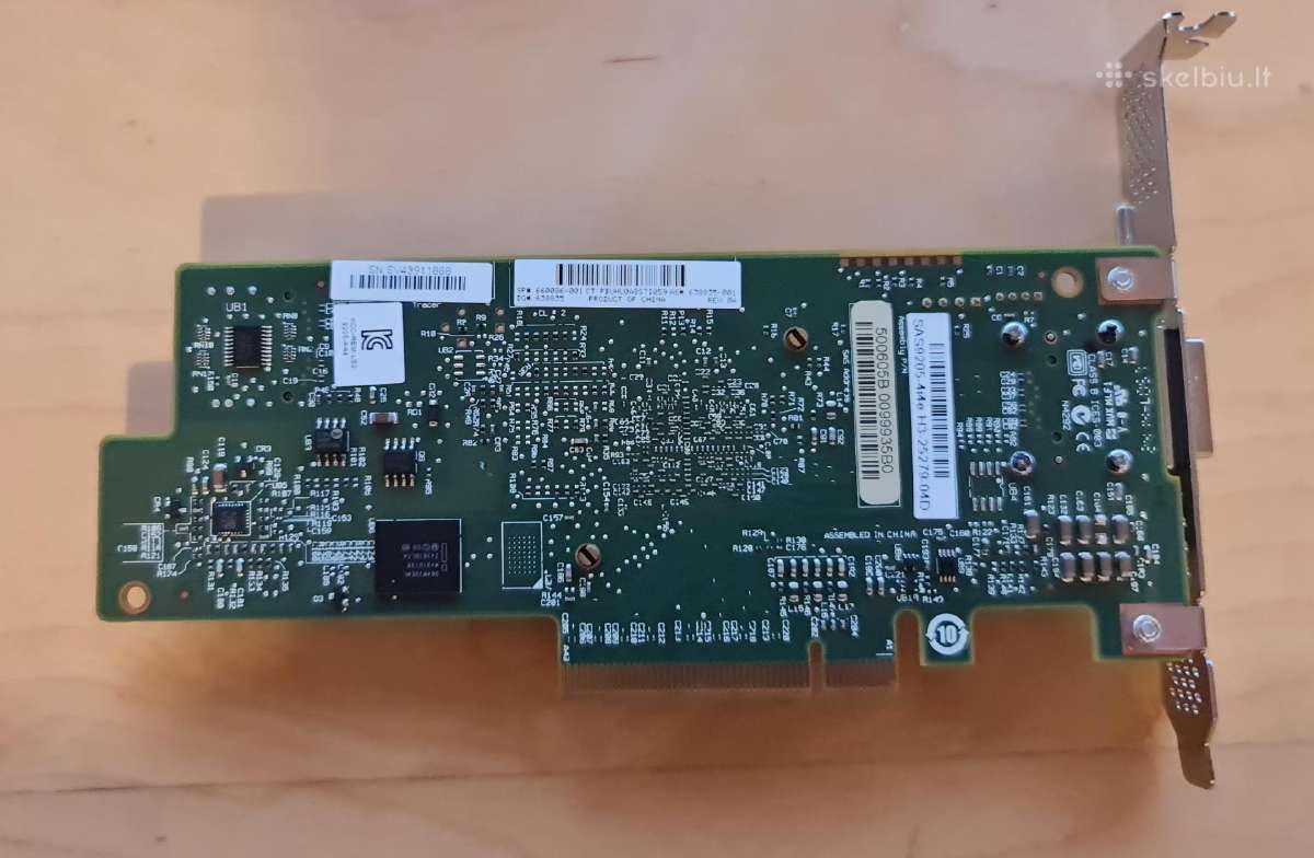 Sas Sata Raid Hba Unraid Zfs IT-mode + laidai - nuotraukos Nr. 17