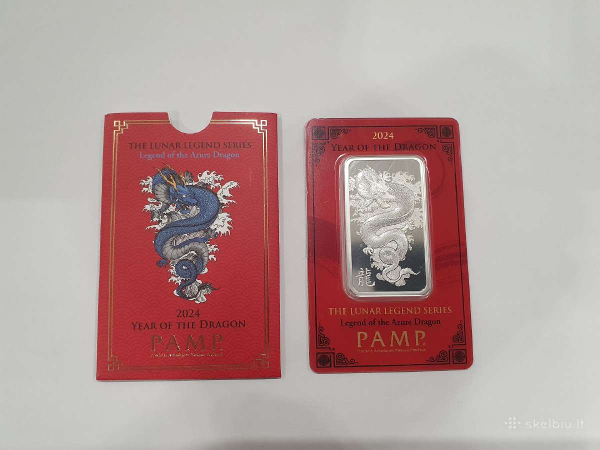 P.a.m.p. 2024 m Drakono metai 1oz Sidabras