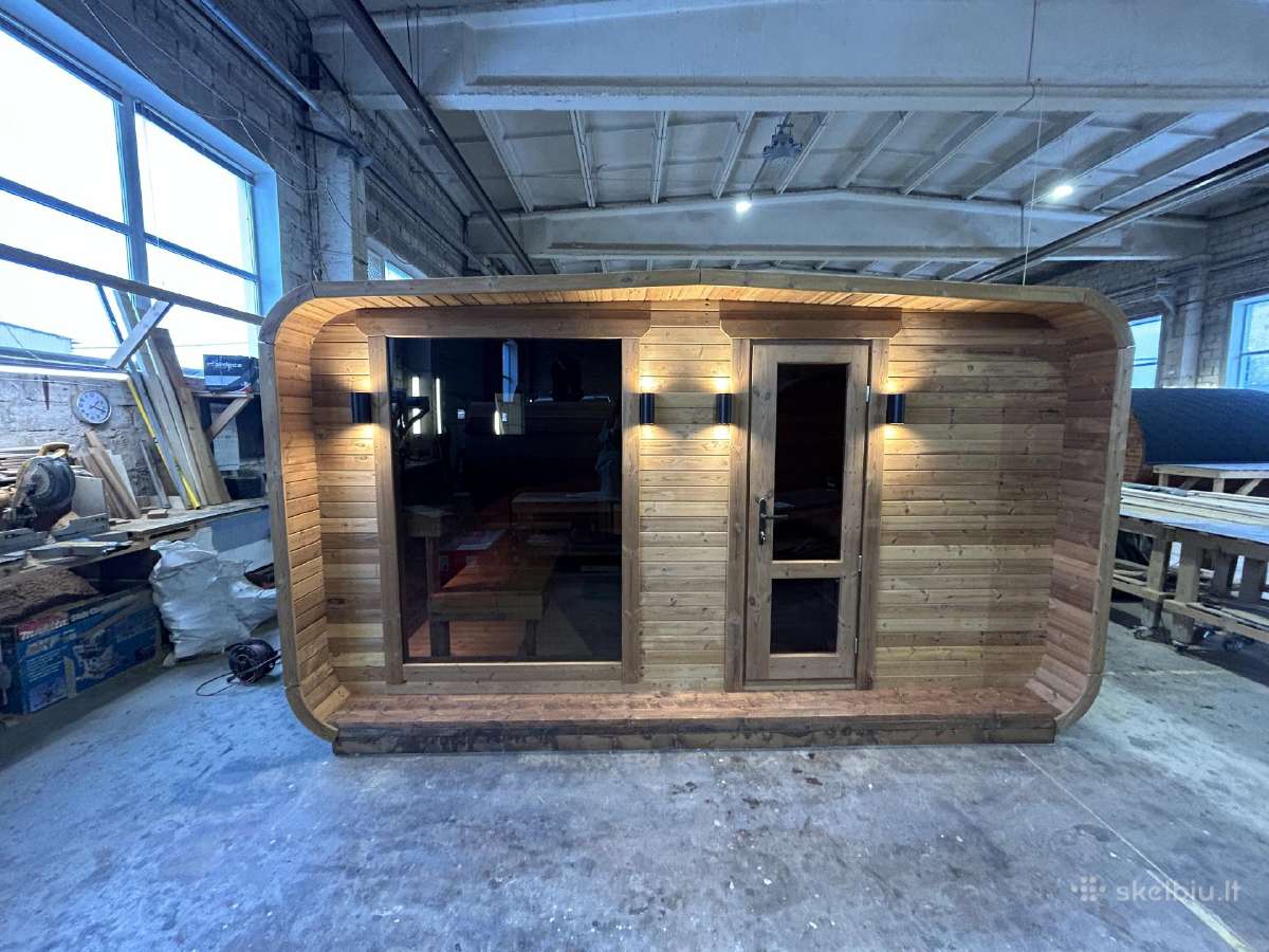 Naujiena Cube Wide pirtis sauna - nuotraukos Nr. 24