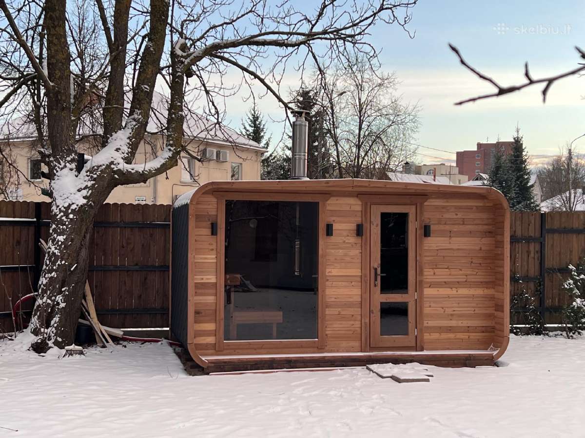 Naujiena Cube Wide pirtis sauna - nuotraukos Nr. 21