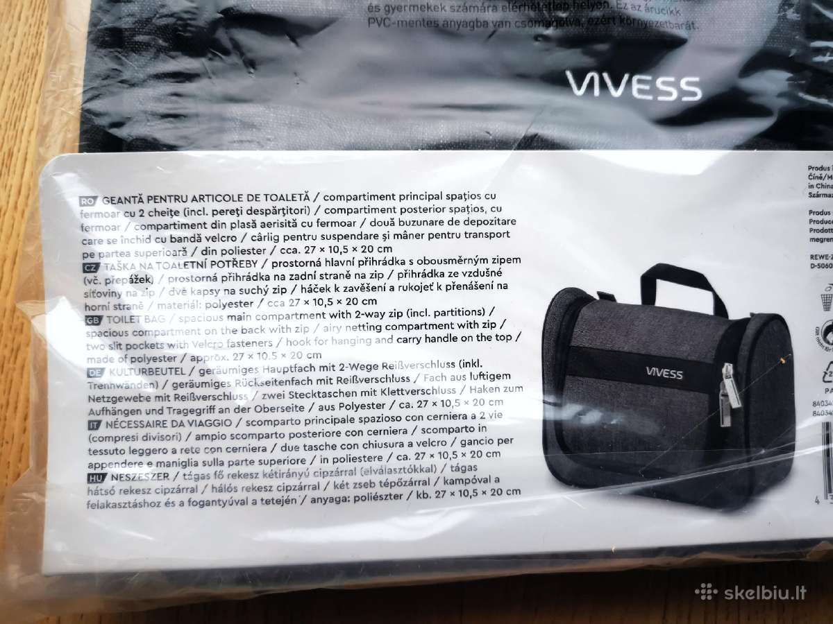 Nauji dideli vokiški "Vivess" kosmetiniai krepšiai - nuotraukos Nr. 10