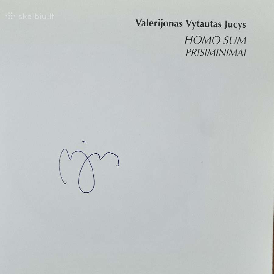 Valerijonas Vytautas Jucys "Homo sum Prisiminimai" - nuotraukos Nr. 3