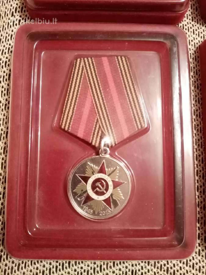 CcCCCP medaliai 4vnt. Dėžutėse. Zr.foto - nuotraukos Nr. 4