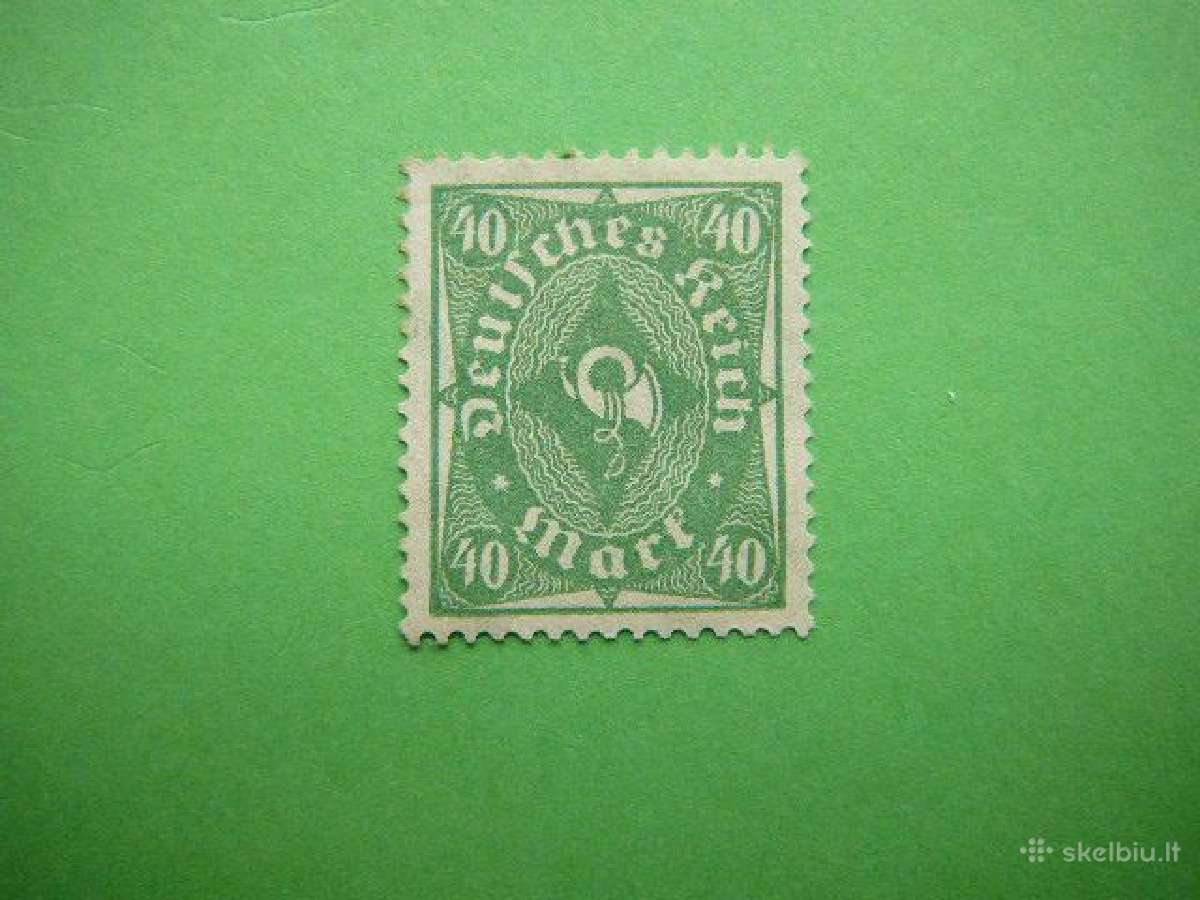 Pasto ragelis Vokietija 1922 40m Mng vkt232sb