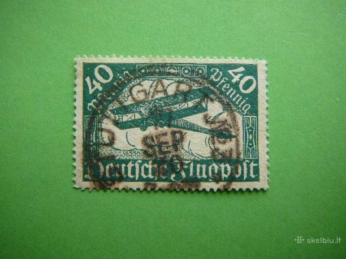 Vokietija Lektuvai 1919 40pf vkt112a