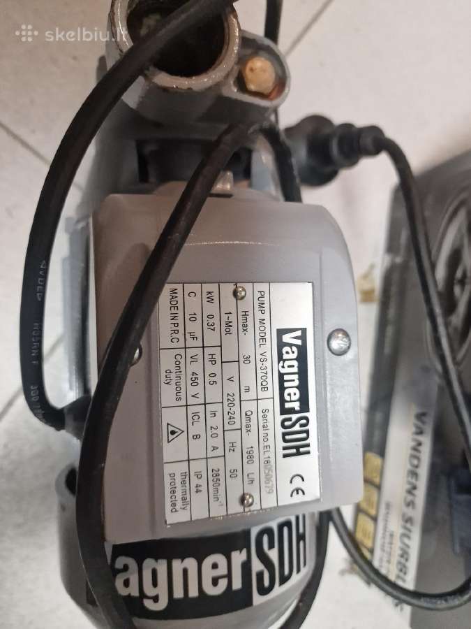 Vandens siurblys 370w - nuotraukos Nr. 2