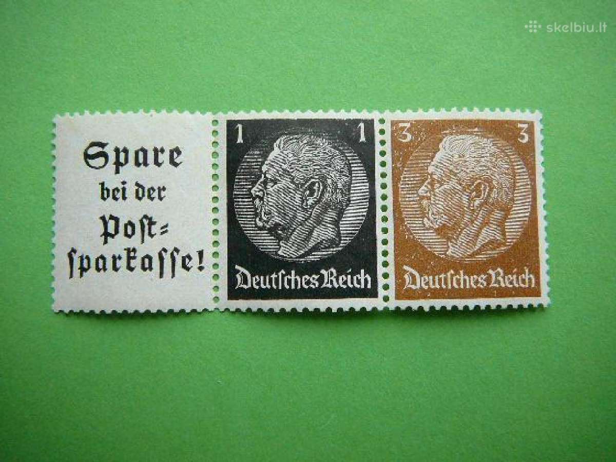 Reichsprezidentas Vokietija 1934 vktw100sp