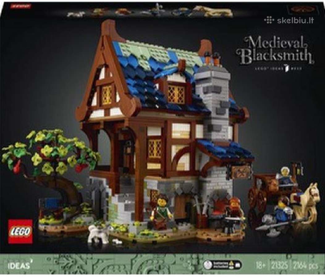 Lego Ideas 21325 Viduramžių kalvis,gr piano naujas