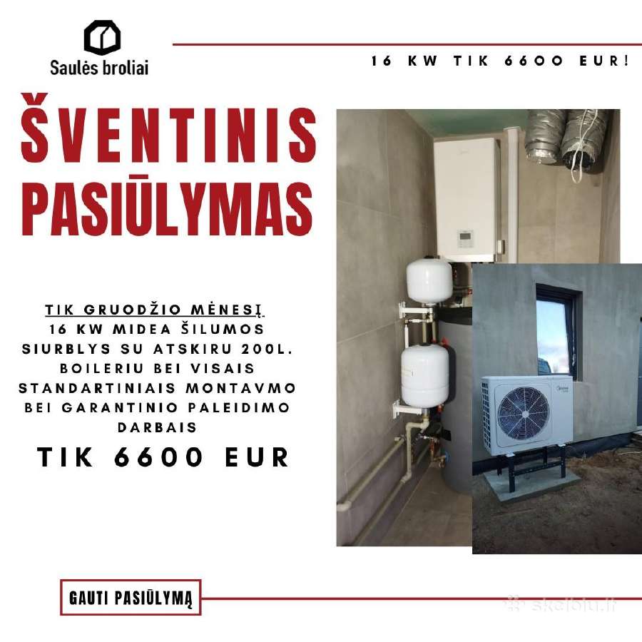 Midea šilumos siurblys tik nuo 2600 Eur - nuotraukos Nr. 10
