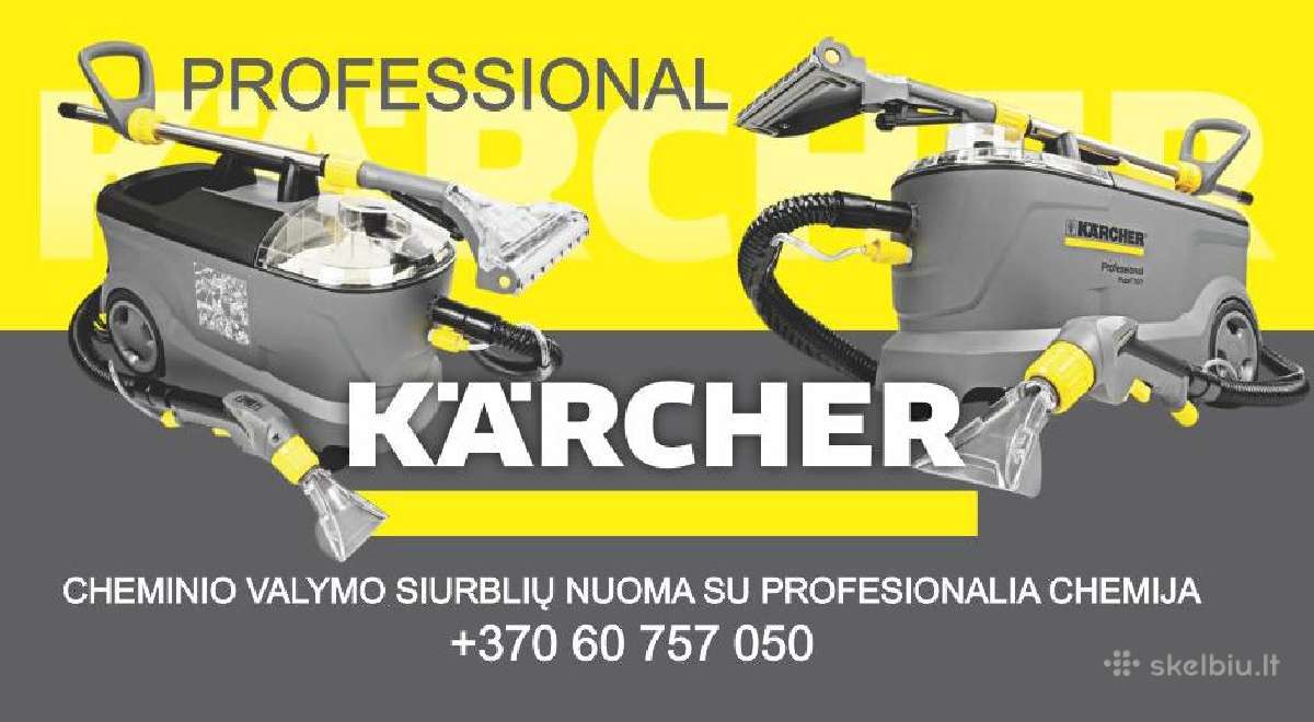 10€ plaunančio siurblio nuoma Karcher Vilnius - nuotraukos Nr. 22
