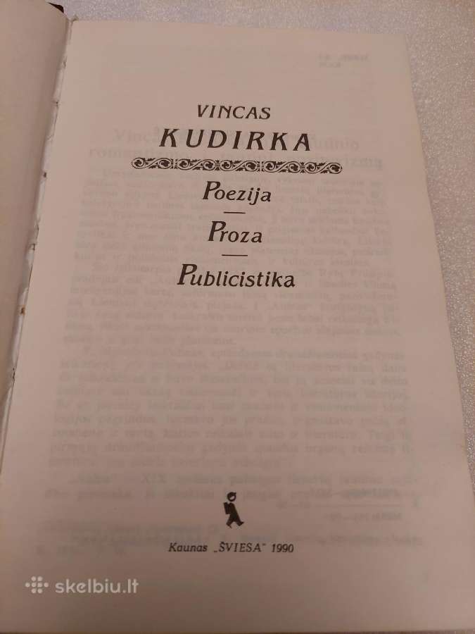 Vincas Kudirka. Poezija,proza,publicistika - nuotraukos Nr. 2