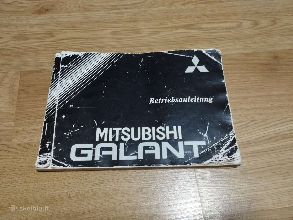 Mitsubishi Galant instrukcija
