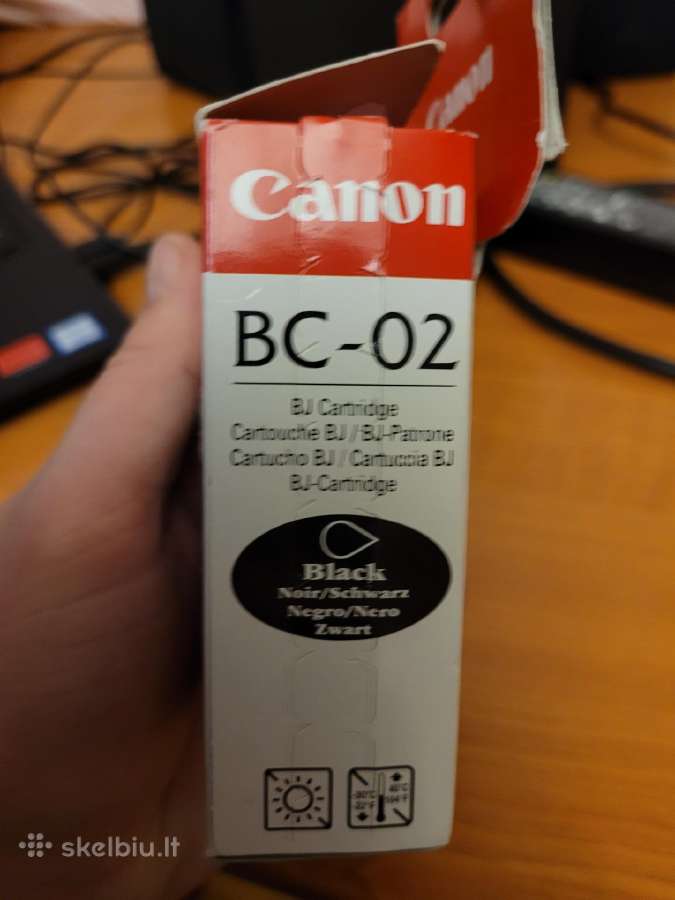 Juod. rašalas: cartridge Canon Bj-200 ir Bjc-200 - nuotraukos Nr. 3