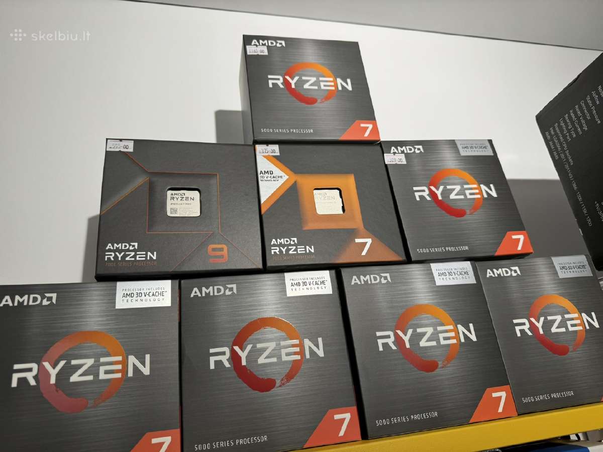 Amd Ryzen Am4 Am5 5600 5700x 5800x3d 7600 7800x3d - Skelbiu.lt