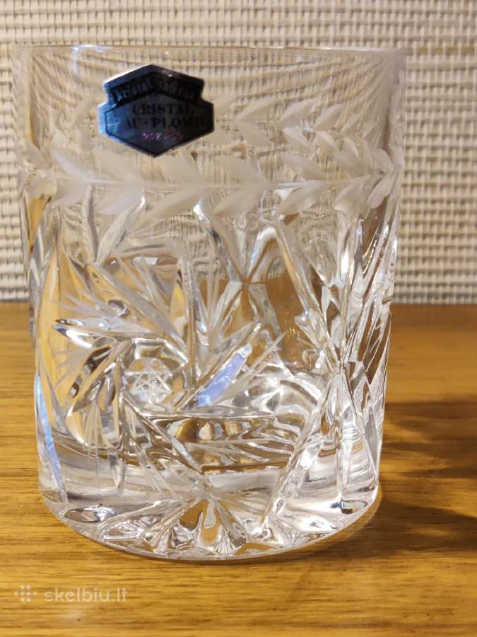 Kokybiško krištolo stiklinė - serviravimo indas - nuotraukos Nr. 3