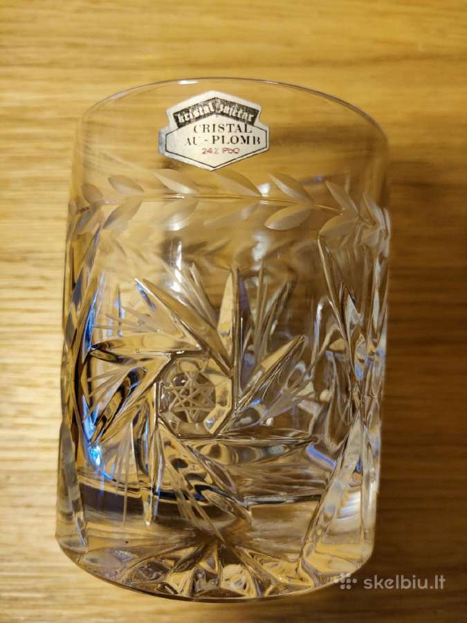 Kokybiško krištolo stiklinė - serviravimo indas - nuotraukos Nr. 2