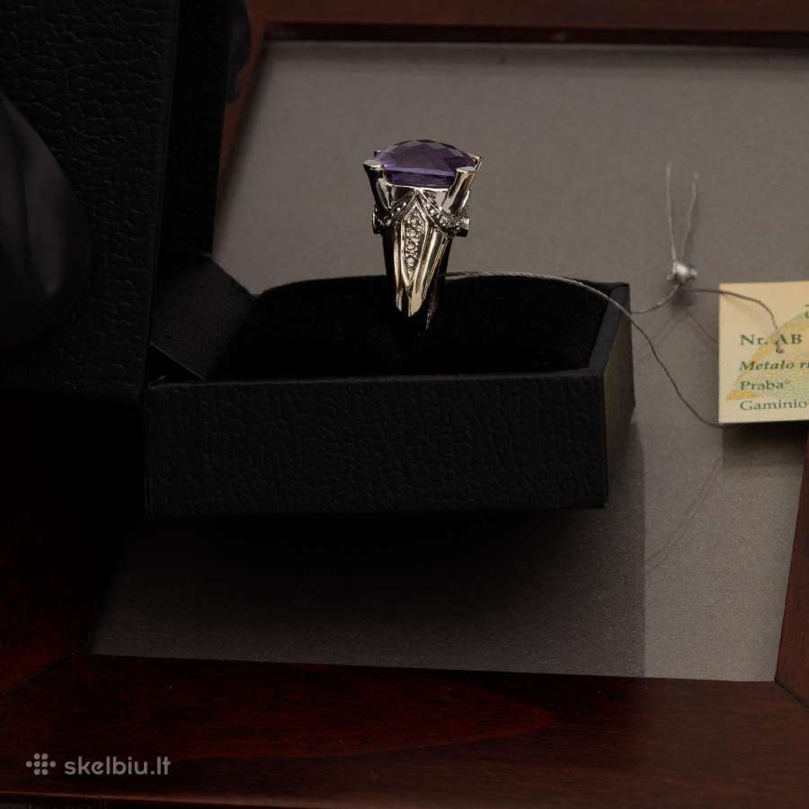 Balto Aukso ziedas Au585 14k 8.28g - nuotraukos Nr. 7