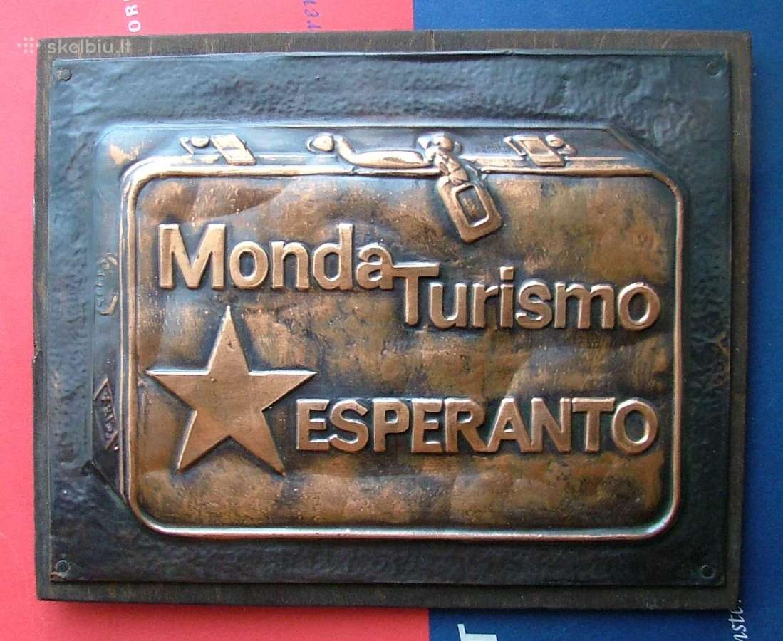 Bareljefas Monda Turismo Esperanto