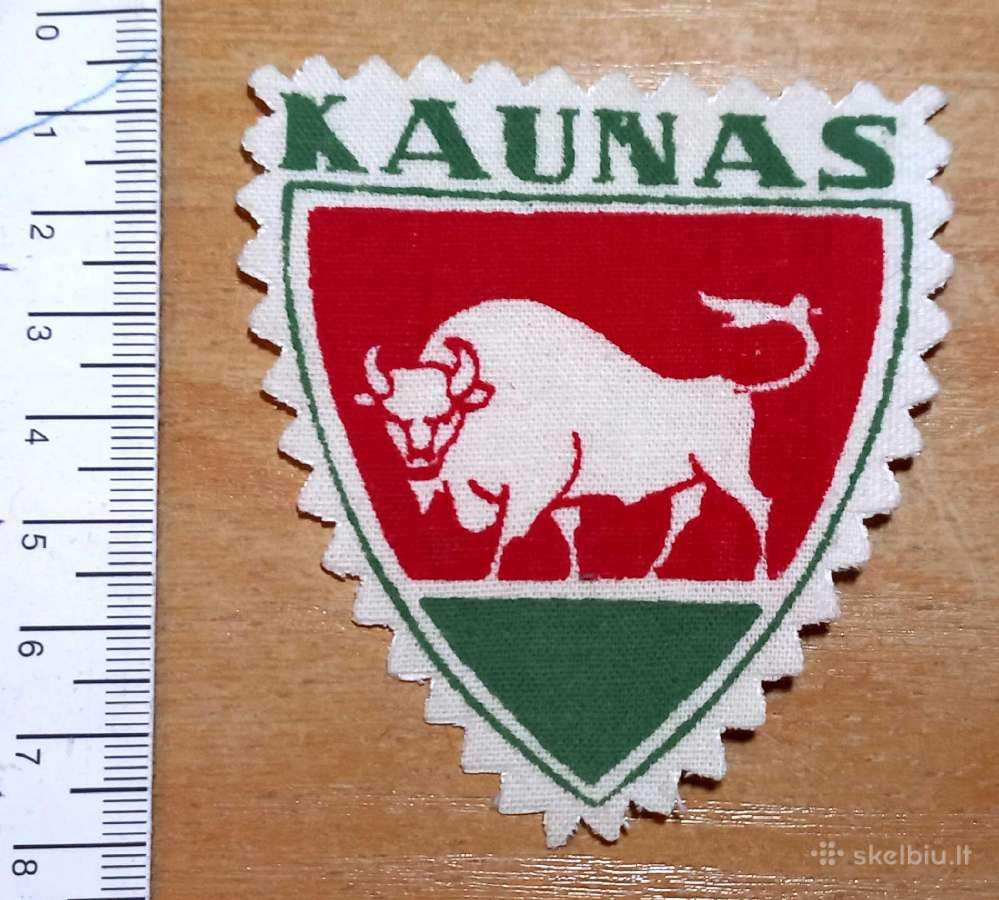 Antsiuvas ant rankovės Kaunas (retro) - nuotraukos Nr. 2