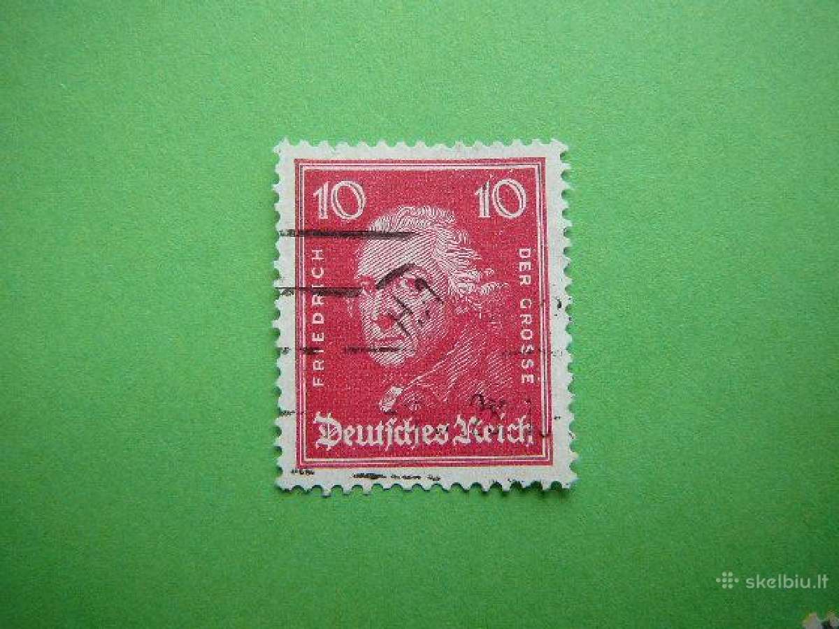 Karalius Fridrichas Vokietija 1926 10pf vkt390a