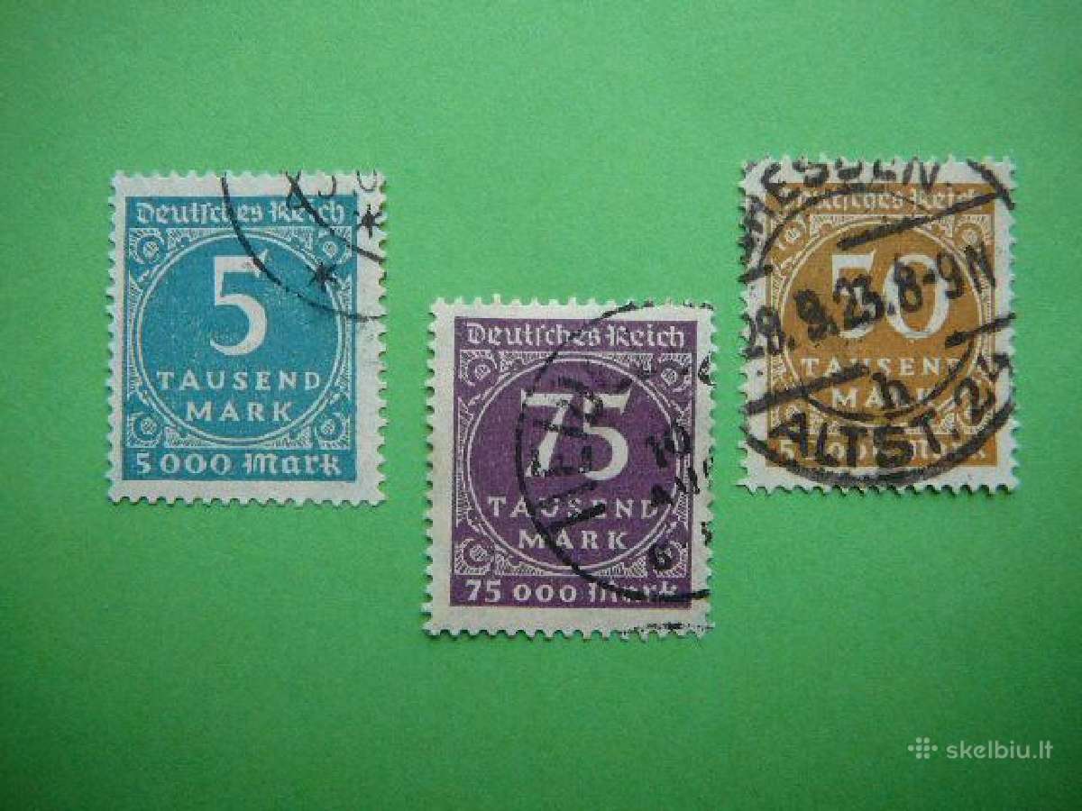 Standartai Vokietija 1923 antsp. vkt274/6a
