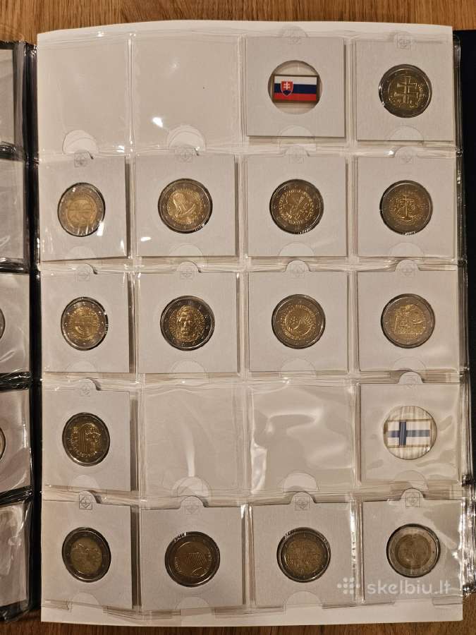 226 vnt. unikalių 2€ monetų kolekcija - nuotraukos Nr. 3