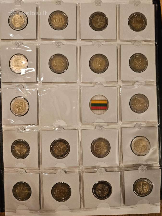 226 vnt. unikalių 2€ monetų kolekcija - nuotraukos Nr. 4