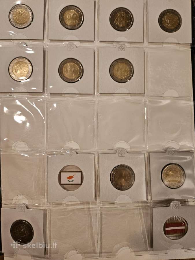 226 vnt. unikalių 2€ monetų kolekcija - nuotraukos Nr. 8