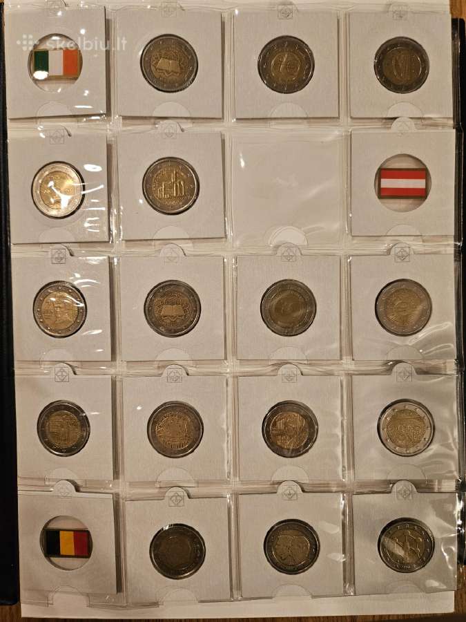 226 vnt. unikalių 2€ monetų kolekcija - nuotraukos Nr. 9