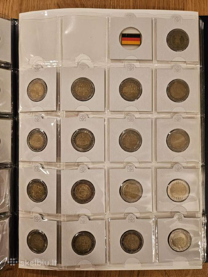 226 vnt. unikalių 2€ monetų kolekcija - nuotraukos Nr. 11