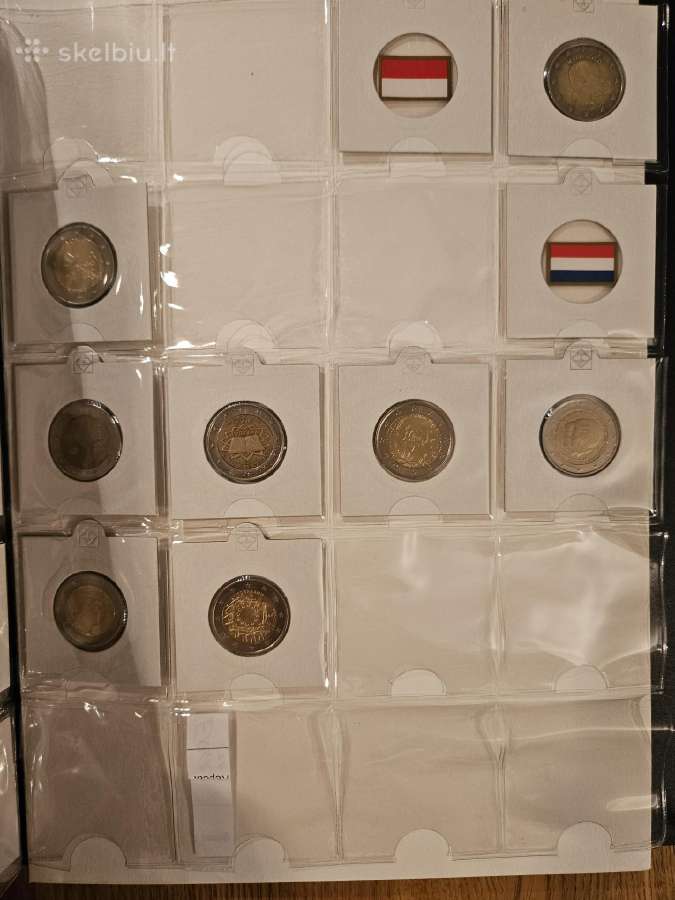 226 vnt. unikalių 2€ monetų kolekcija - nuotraukos Nr. 14