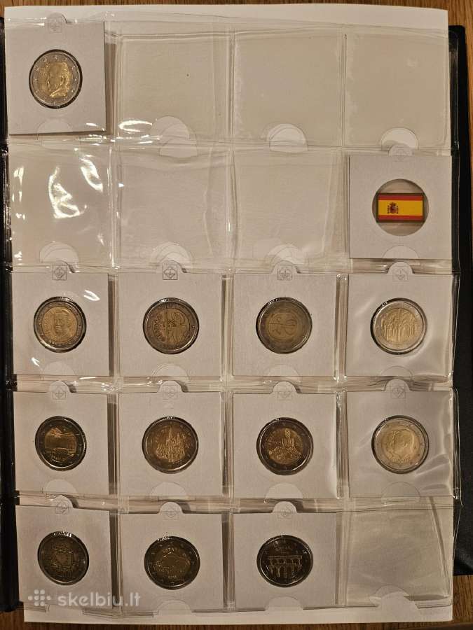 226 vnt. unikalių 2€ monetų kolekcija - nuotraukos Nr. 16