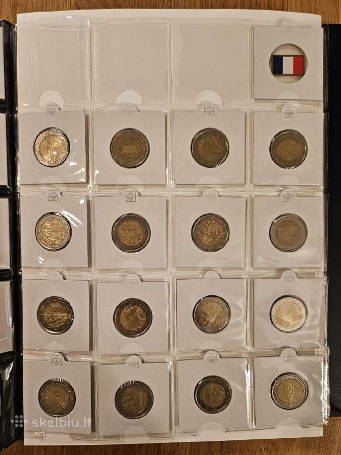 226 vnt. unikalių 2€ monetų kolekcija - nuotraukos Nr. 17