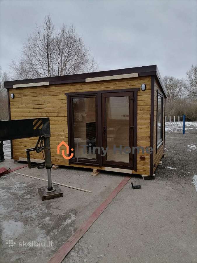 Karkasinė pirtis 2.5x5m 12,5 m2 - nuotraukos Nr. 3
