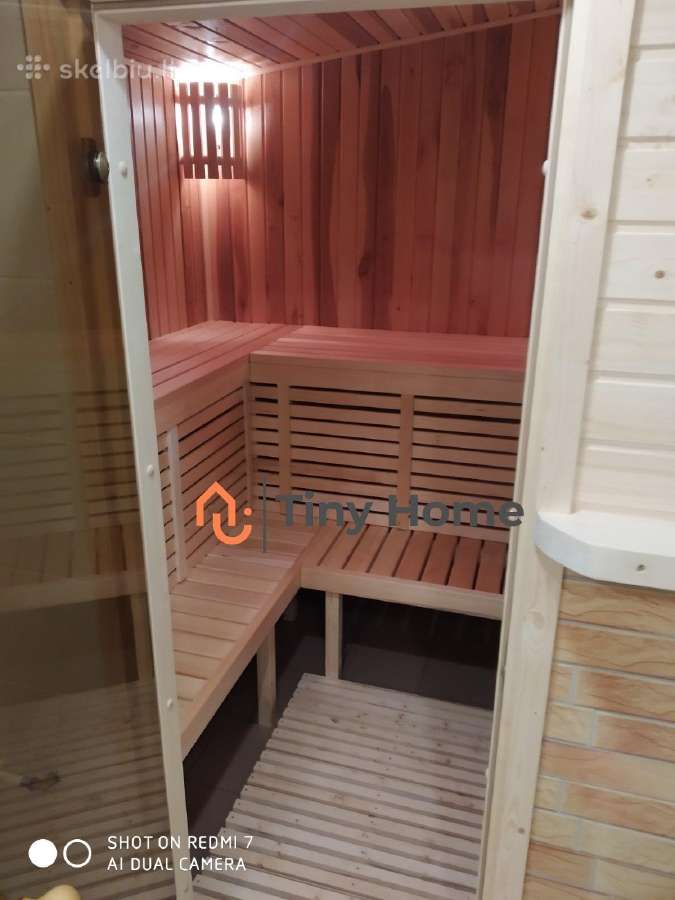 Karkasinė pirtis 2.5x5m 12,5 m2 - nuotraukos Nr. 8