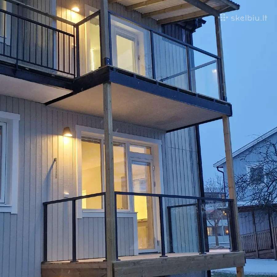 Vidaus ir lauko turėklai stikliniai/metaliniai - nuotraukos Nr. 3