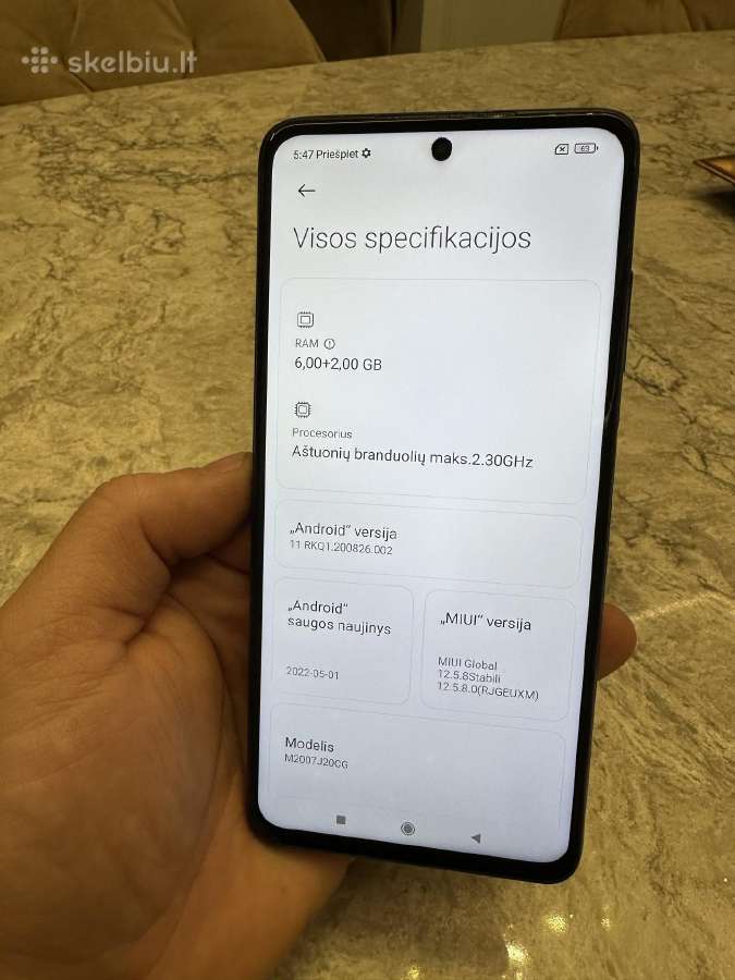 Xiaomi Poco X3 Nfc, 8/128gb - nuotraukos Nr. 3
