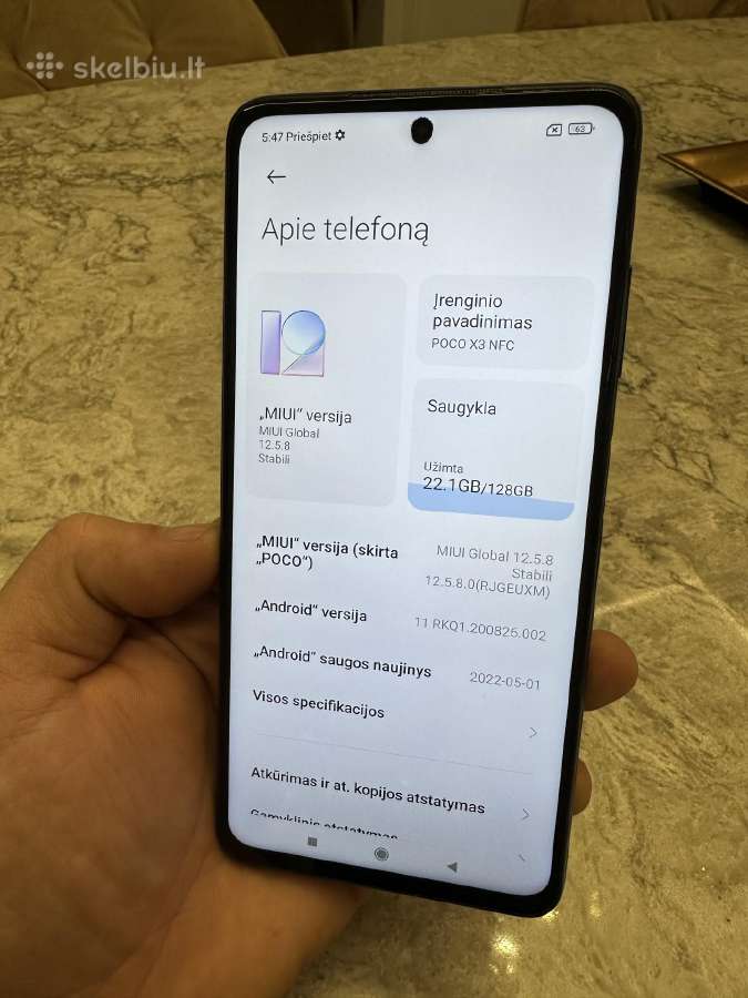 Xiaomi Poco X3 Nfc, 8/128gb - nuotraukos Nr. 4