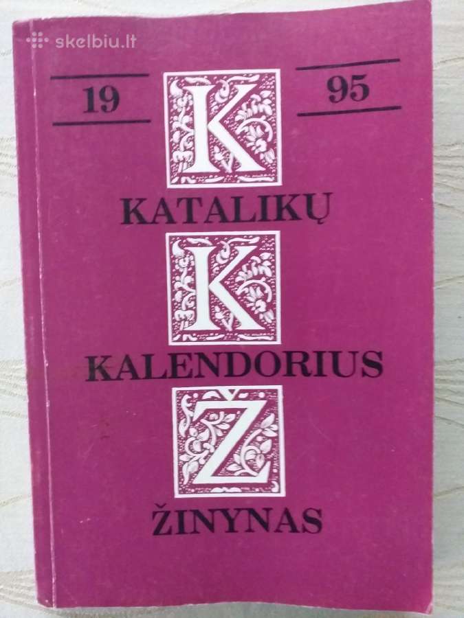 Katalikų kalendorius žinynas 1995