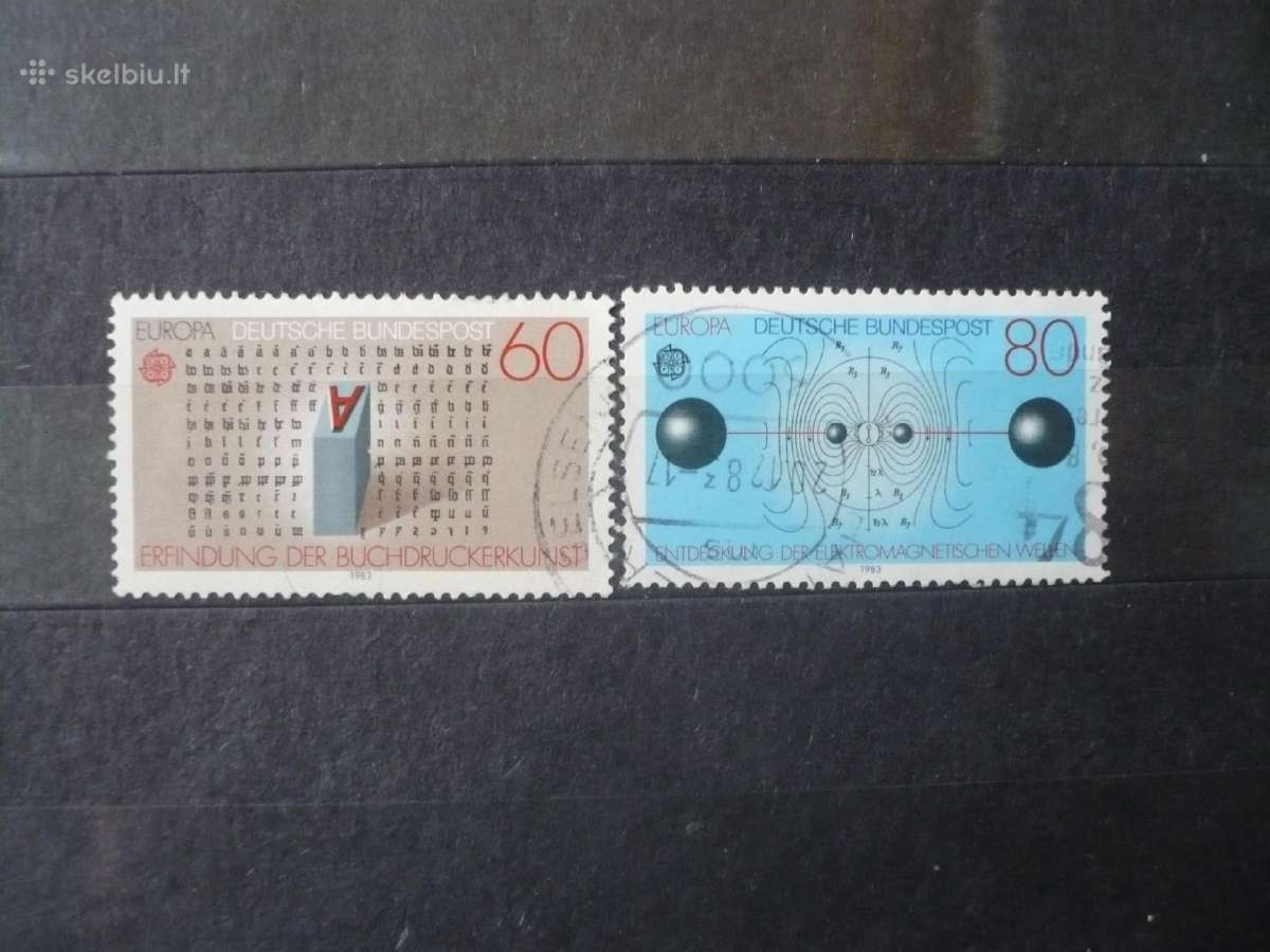1983 m. Europa pašto ženklai – išradimai