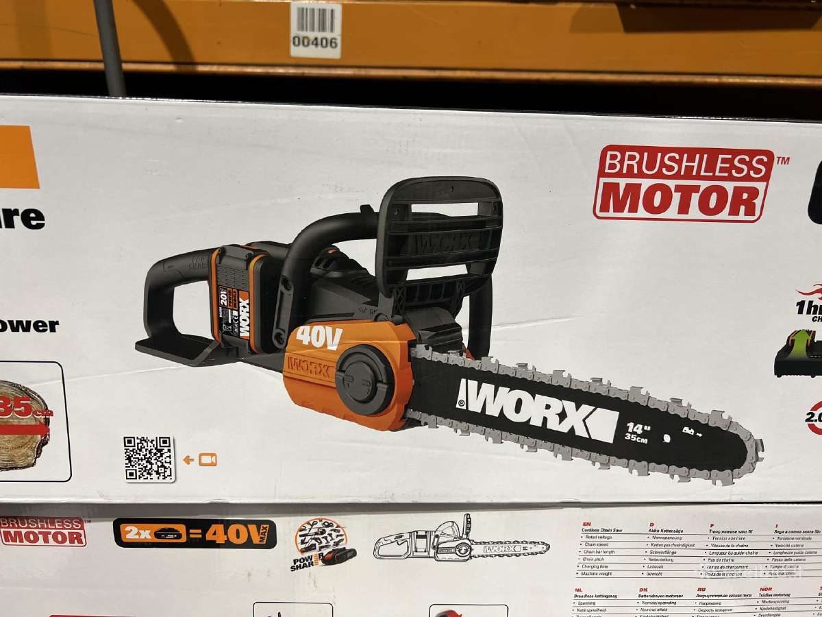 Worx 40v grandininis pjūklas - nuotraukos Nr. 2