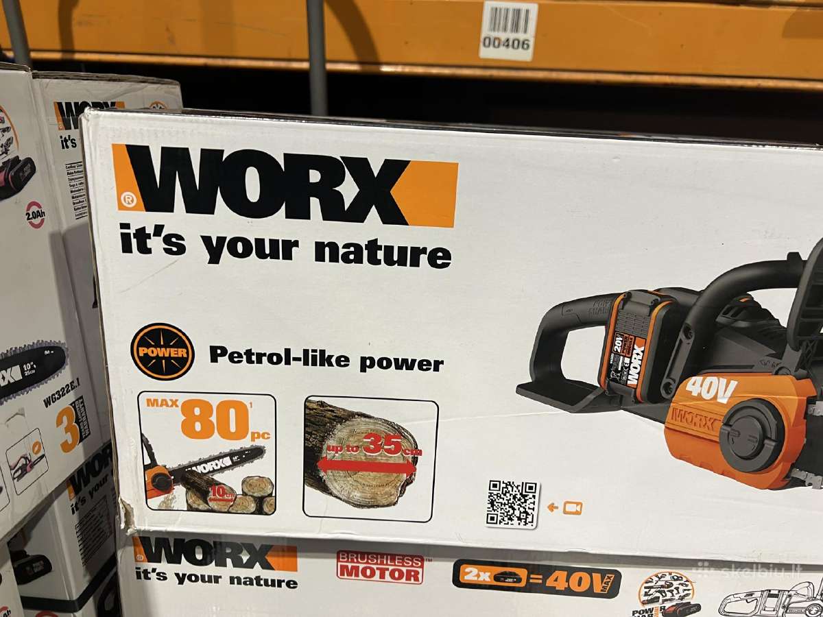 Worx 40v grandininis pjūklas - nuotraukos Nr. 3