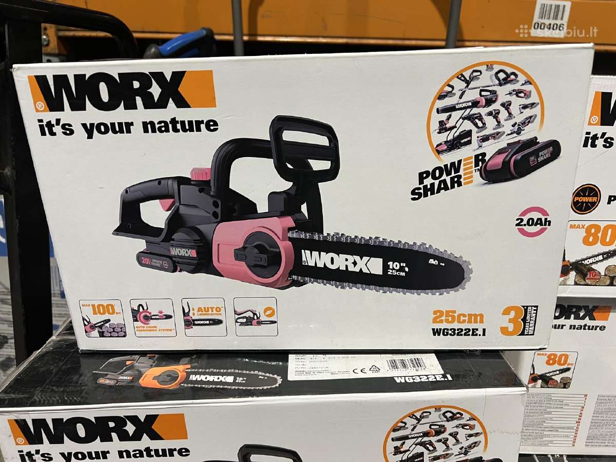Worx 40v grandininis pjūklas - nuotraukos Nr. 6