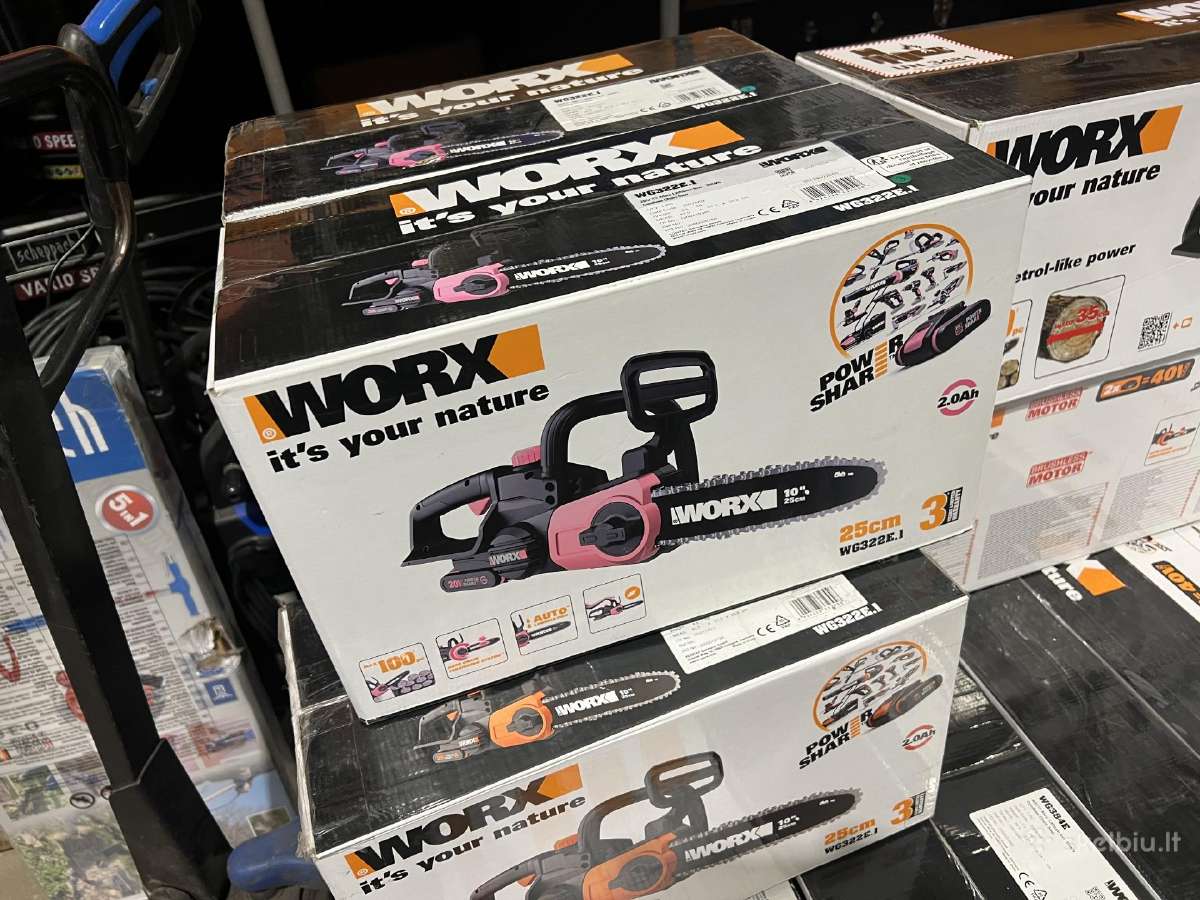 Worx 40v grandininis pjūklas