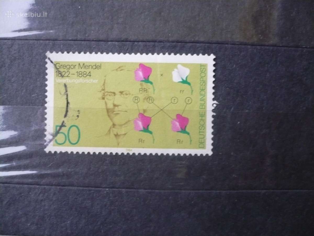 1984 m. 100-osios mokslininko Gregoro Mendelio