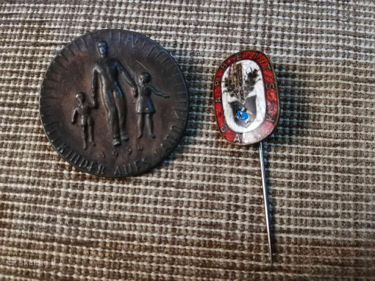Ww 2 vokiski zenkliukai