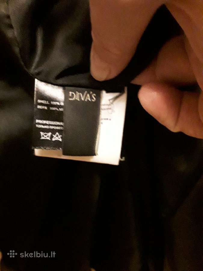Naturalios odos ir kailio Diva's paltas - nuotraukos Nr. 4
